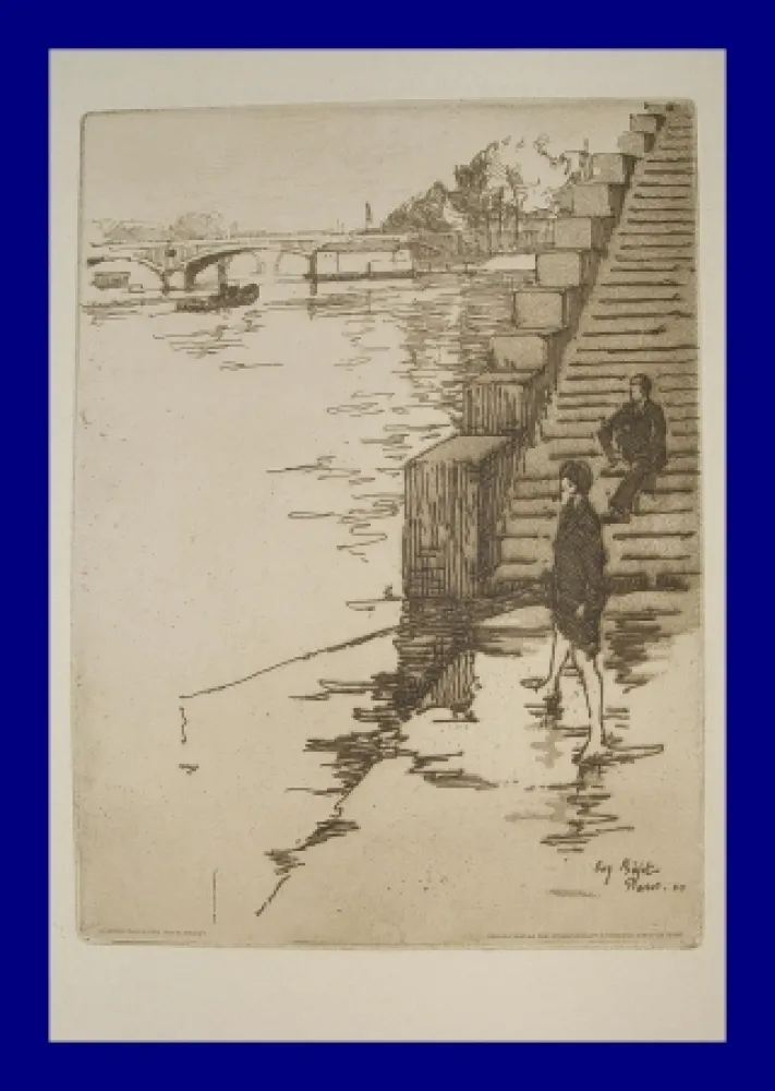 Acquaforte E Acquatinta Bejot - L'escalier