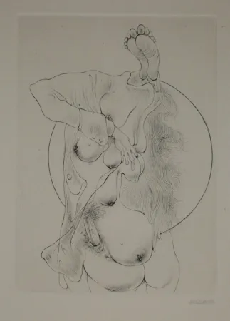 Incisione Bellmer - A Sade 2