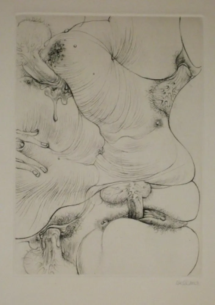 Incisione Bellmer - A Sade 3