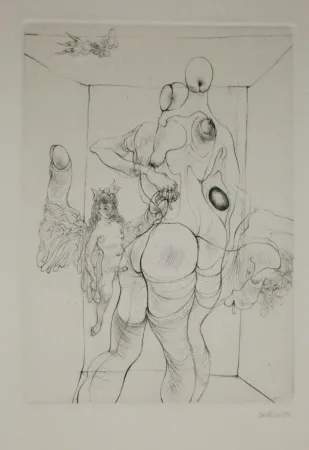 Incisione Bellmer - A Sade 4