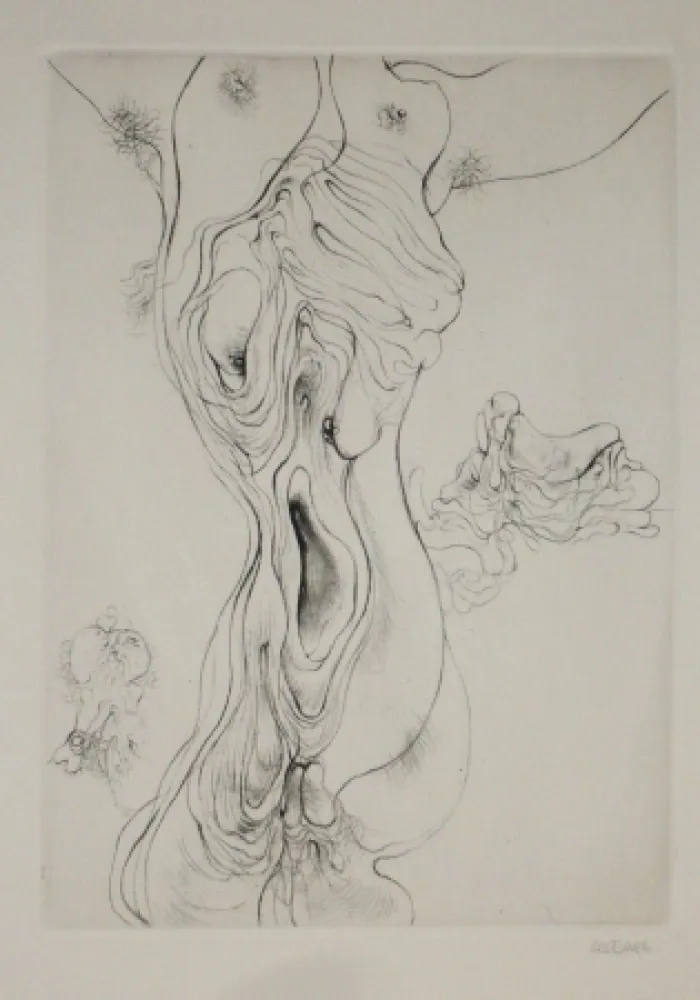 Incisione Bellmer - A Sade 8