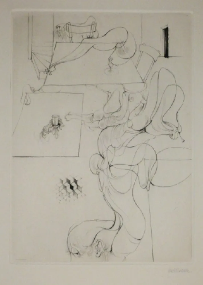 Incisione Bellmer - A Sade 9