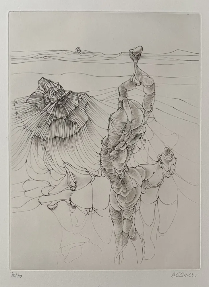 Acquaforte E Acquatinta Bellmer - Analogies 3, 1971