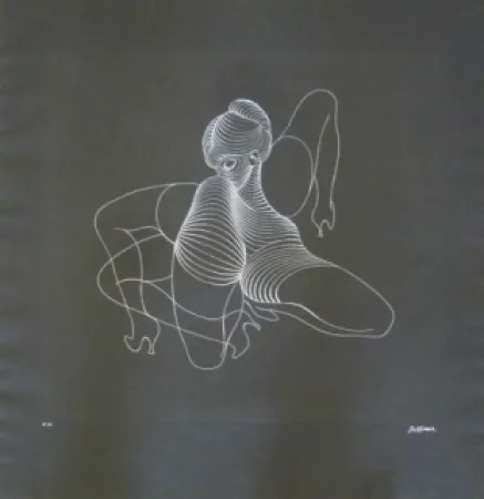 Incisione Bellmer - Céphalopode double