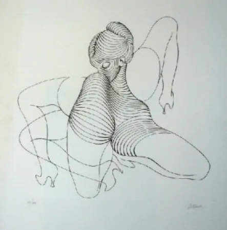 Acquaforte Bellmer - Cephalopode double