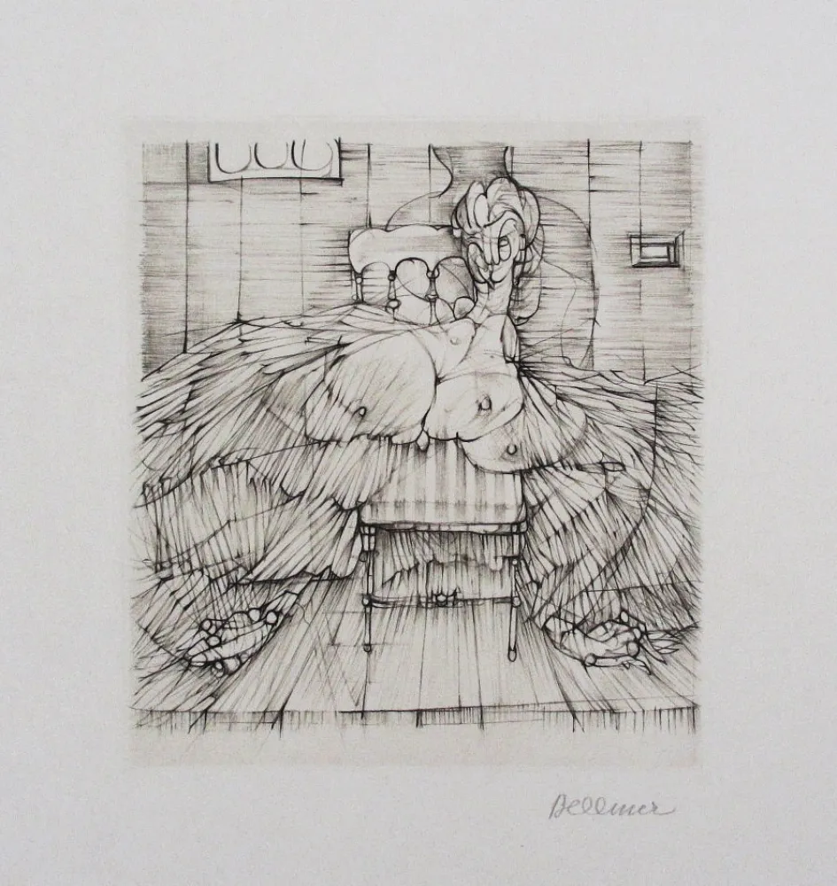 Acquaforte E Acquatinta Bellmer - Chaise Napoléon