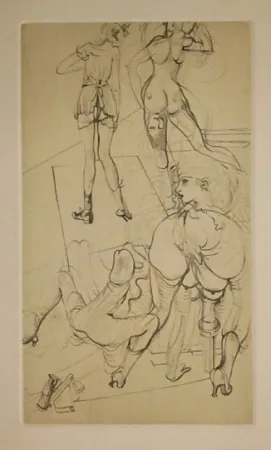 Acquaforte Bellmer - Gravure inedite