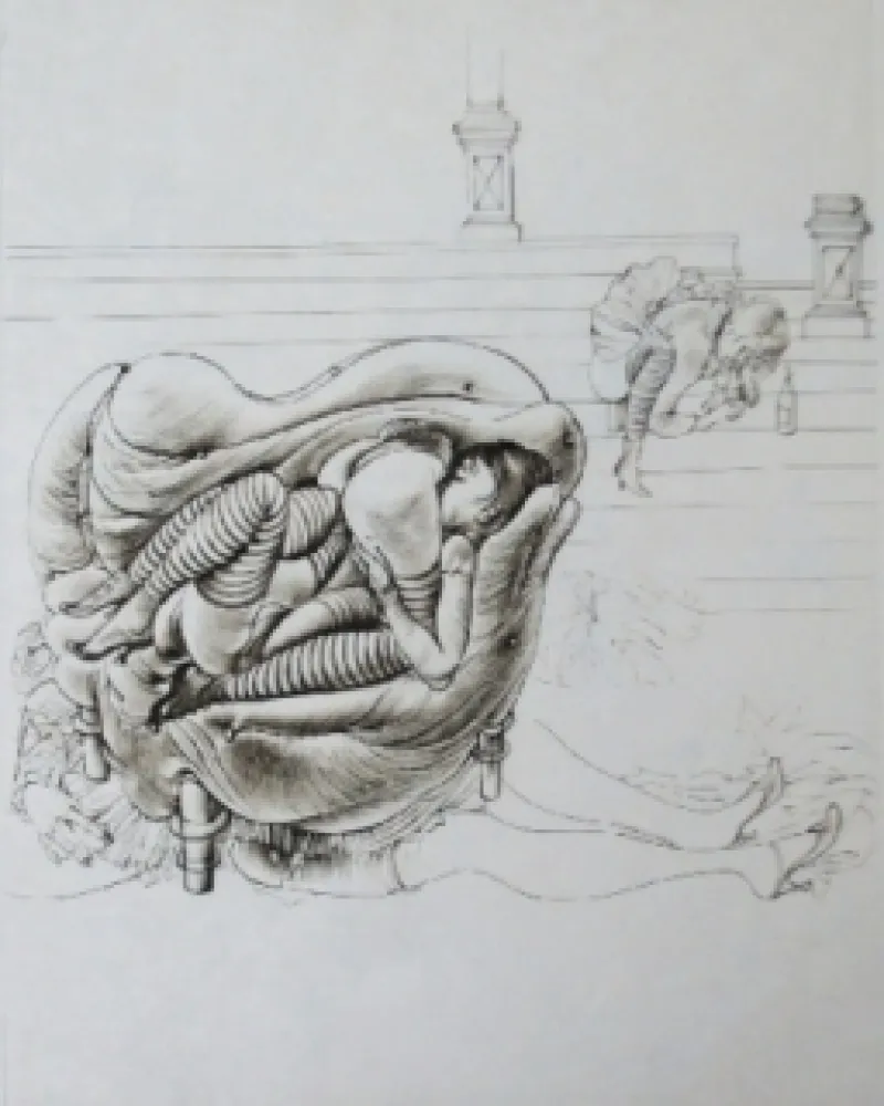 Acquaforte E Acquatinta Bellmer - Initiation à la sexualité