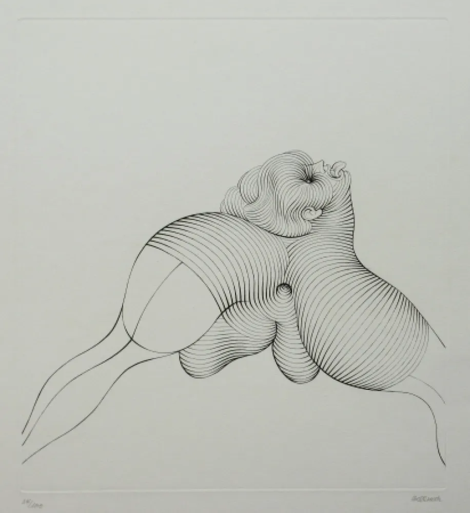 Acquaforte Bellmer - La Céphalopode