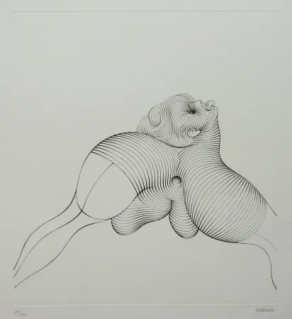 Acquaforte Bellmer - La Céphalopode