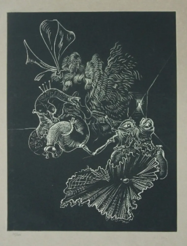 Acquaforte Bellmer - La demande en marriage