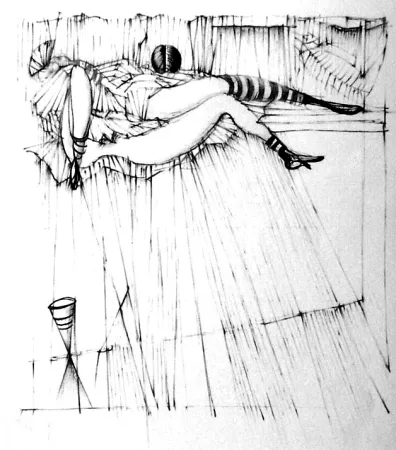 Acquaforte Bellmer - La toupies