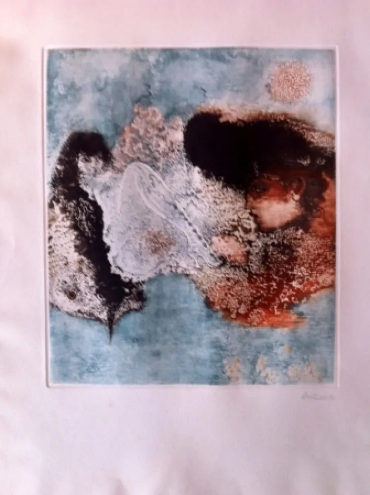 Incisione Bellmer - Les deux amies