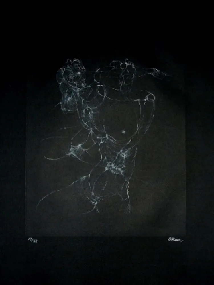 Acquaforte Bellmer - L'inceste