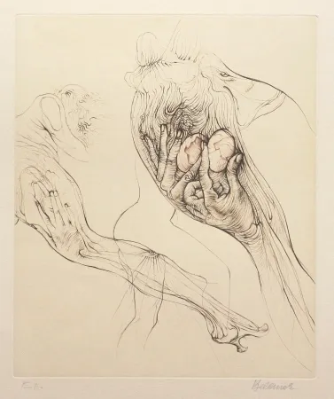 Incisione Bellmer - L'Oeuf