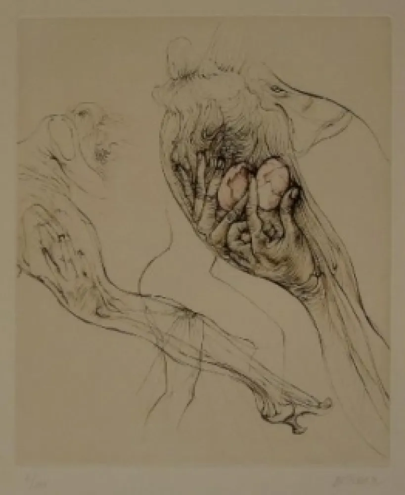 Acquaforte Bellmer - L'Oeuf