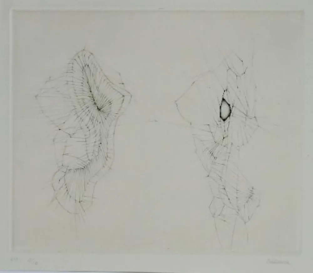 Acquaforte E Acquatinta Bellmer - Mon arrestation du 26 août