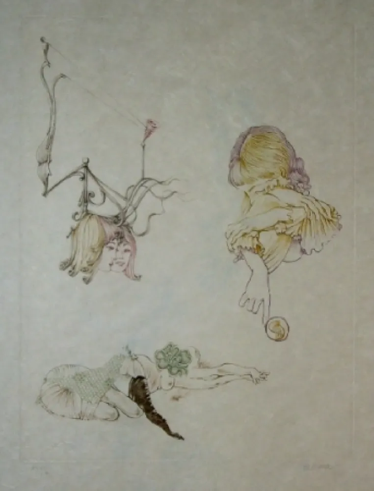 Acquaforte E Acquatinta Bellmer - Oeillades ciselées 9