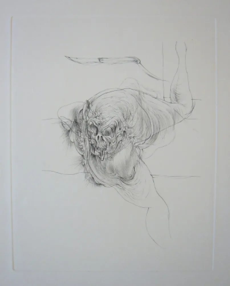 Acquaforte Bellmer - Sans titre