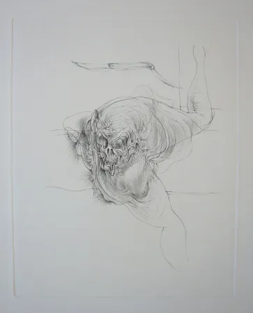 Acquaforte Bellmer - Sans titre