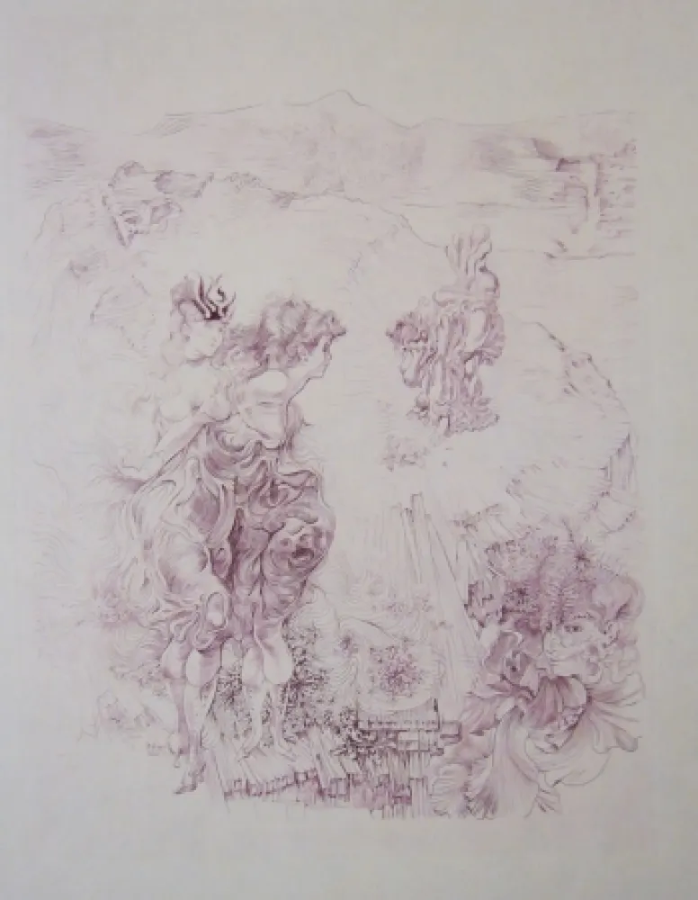 Acquaforte Bellmer - Sans titre