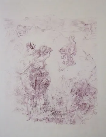 Acquaforte Bellmer - Sans titre