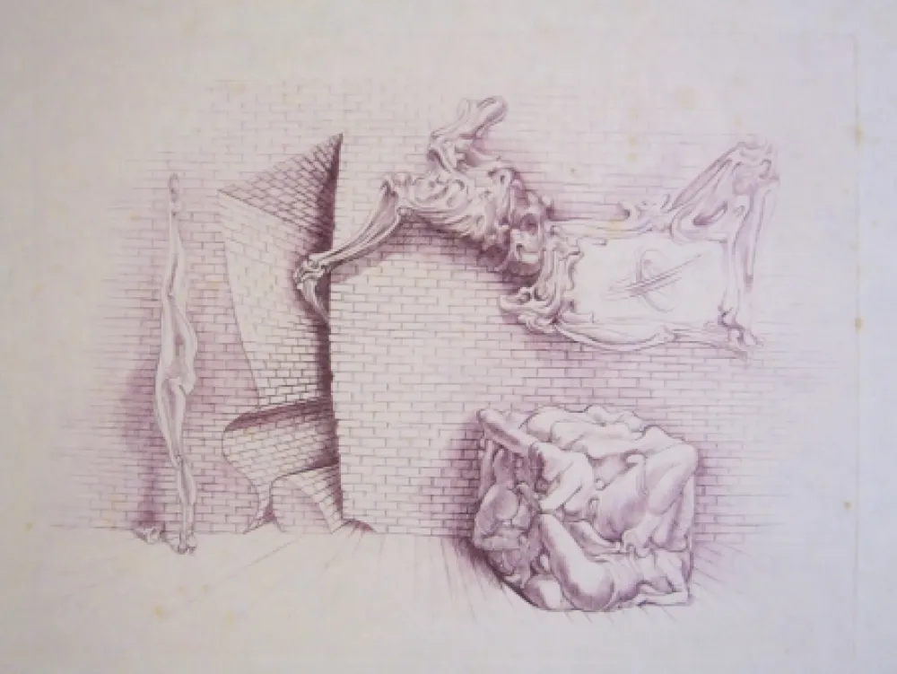 Acquaforte Bellmer - Sans titre