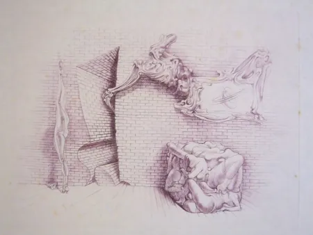 Acquaforte Bellmer - Sans titre