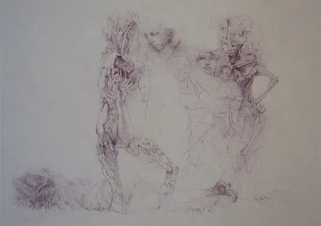 Acquaforte E Acquatinta Bellmer - Sans titre