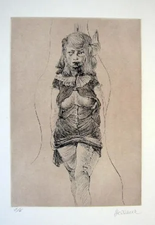 Acquaforte E Acquatinta Bellmer - Sans titre