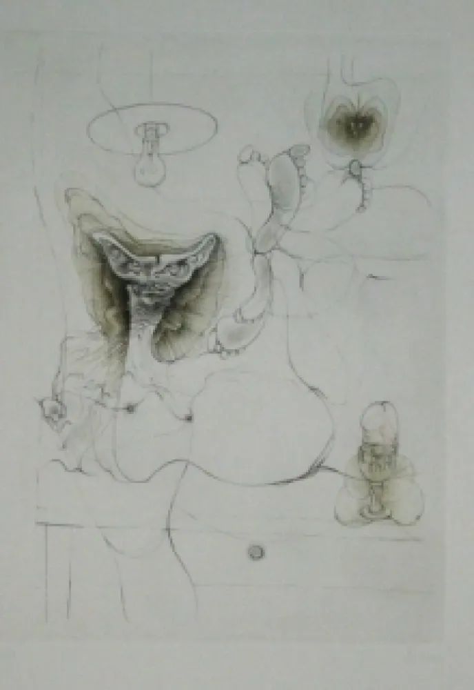 Acquaforte E Acquatinta Bellmer - Sans titre