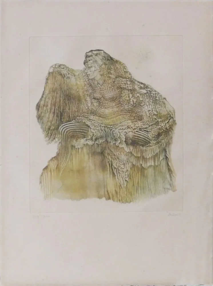 Acquaforte E Acquatinta Bellmer - Sans titre