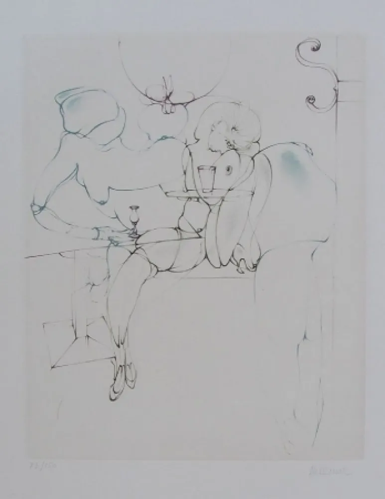 Acquaforte Bellmer - Senza titolo