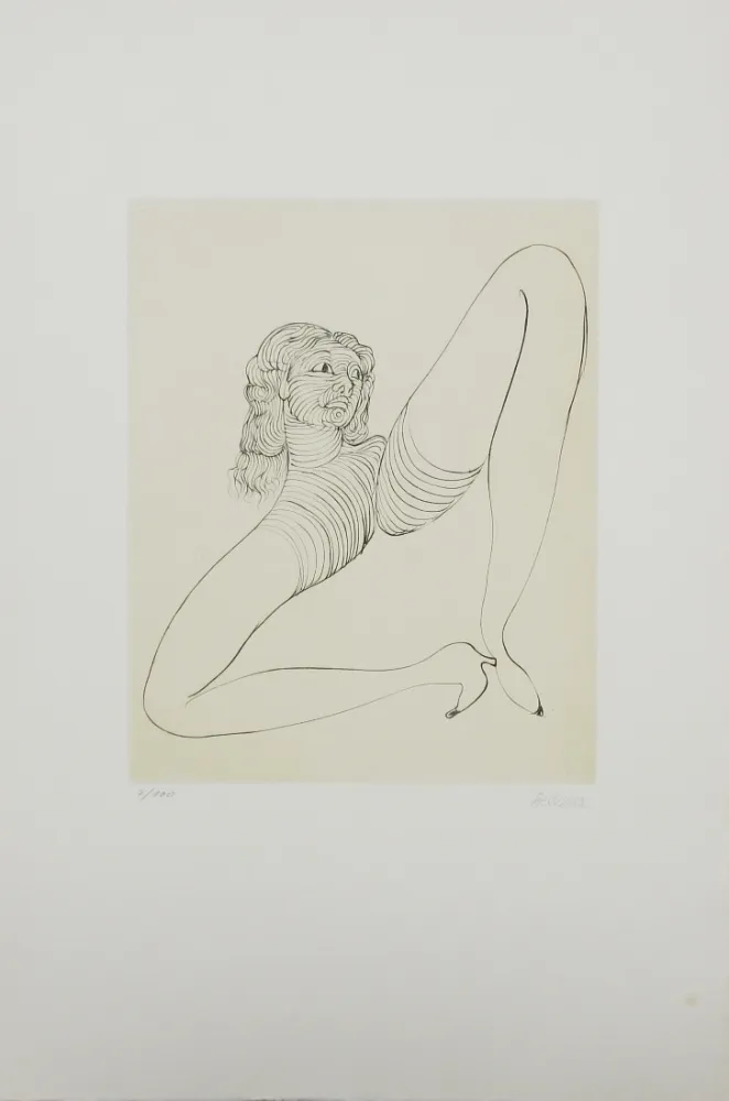 Acquaforte E Acquatinta Bellmer - Solitude