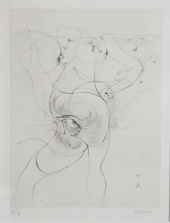 Incisione Bellmer - The Body and Eye 