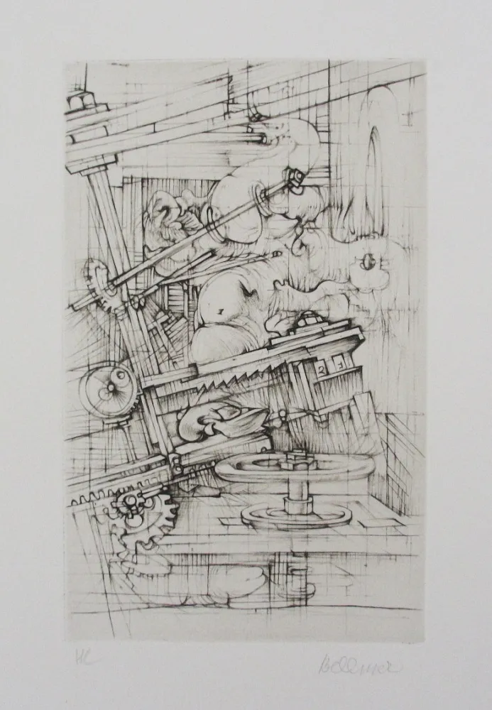 Acquaforte E Acquatinta Bellmer - Titre inconnu