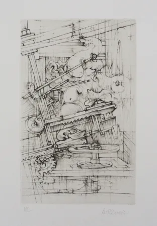 Acquaforte E Acquatinta Bellmer - Titre inconnu