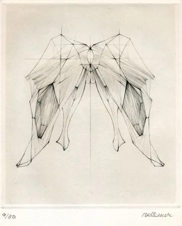 Incisione Bellmer - Untitled abstraction