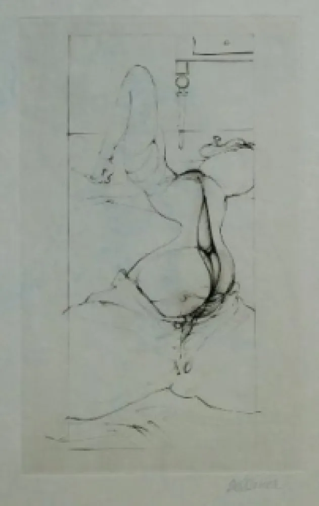 Acquaforte Bellmer - Variations autour de Madame Edwarda