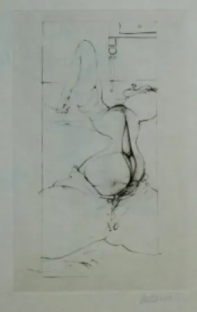 Acquaforte Bellmer - Variations autour de Madame Edwarda