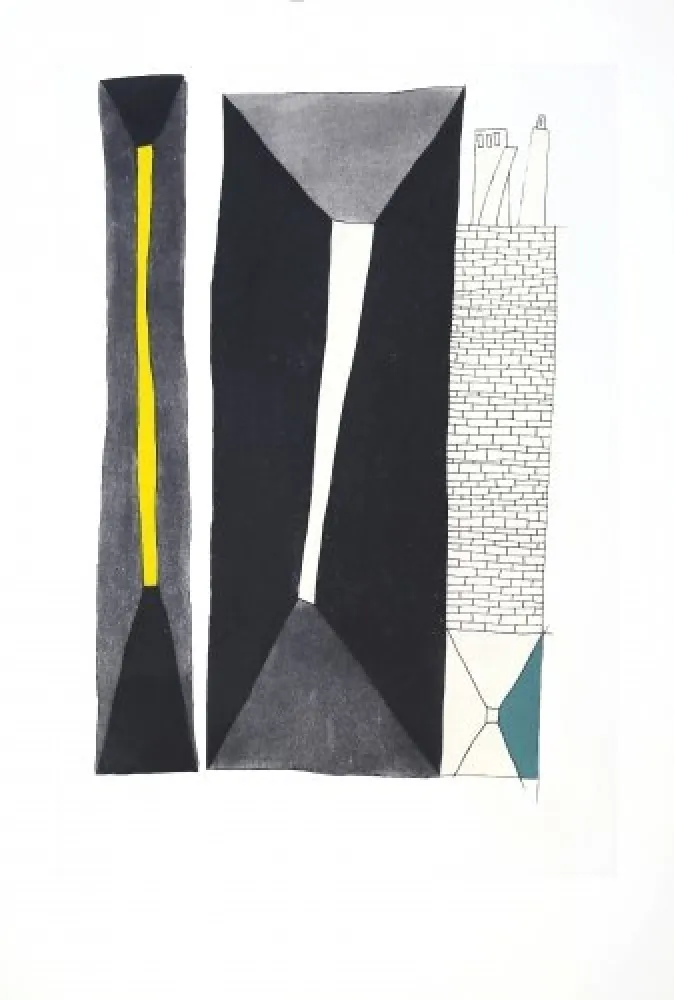 Acquaforte E Acquatinta Benmayor - Pasillo con muro