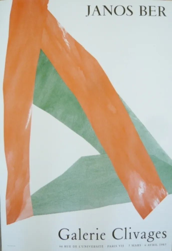 Manifesti Ber - Affiche exposition galerie Clivages 