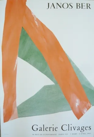 Manifesti Ber - Affiche exposition galerie Clivages 