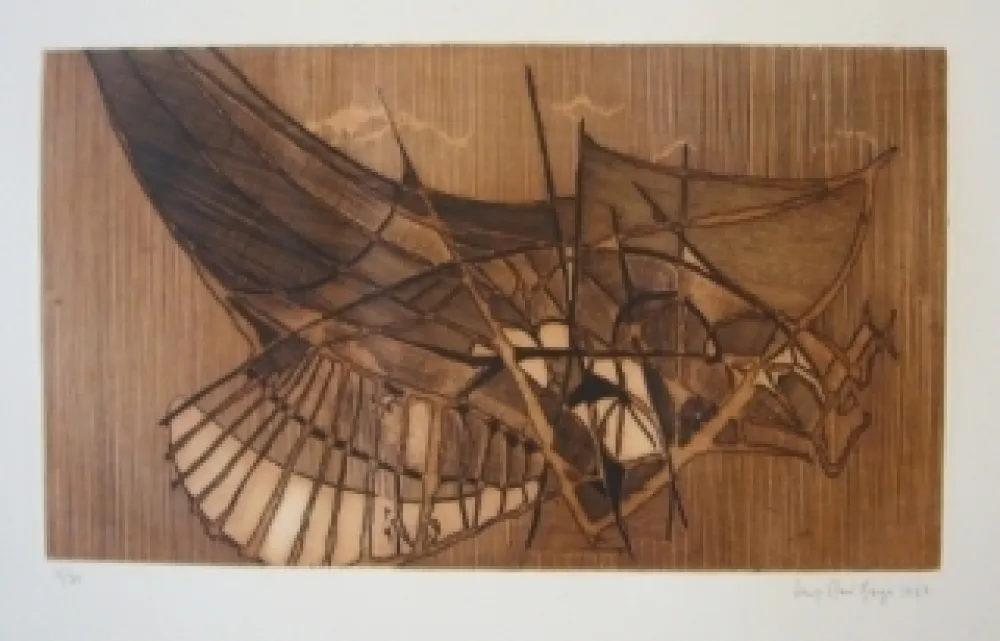 Incisione Berge - Araignée