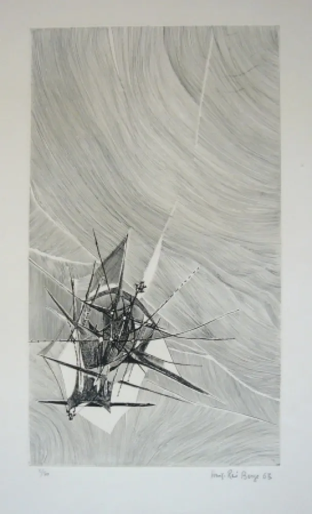 Incisione Berge - Cosmos