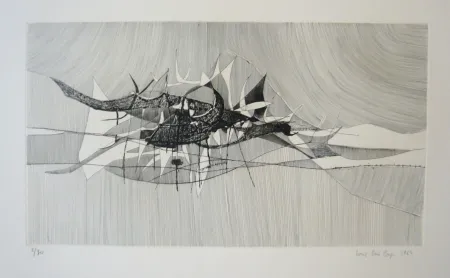 Incisione Berge - Impression marine