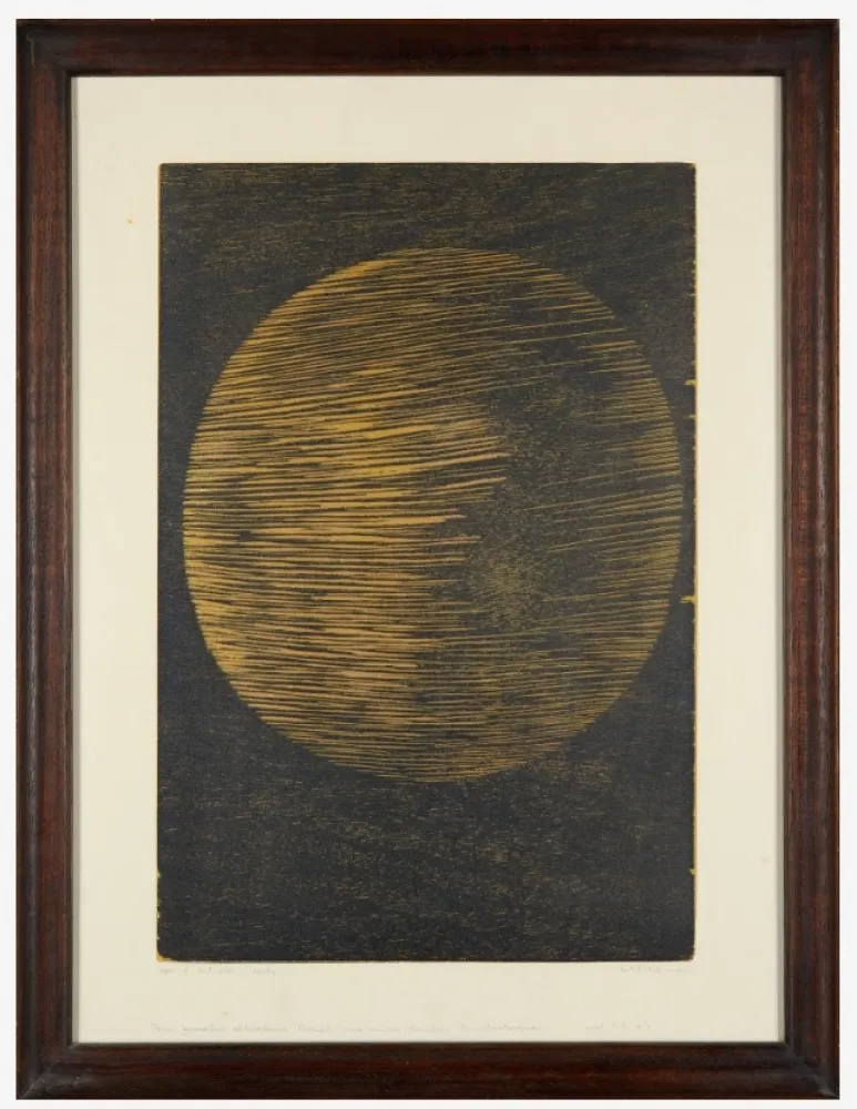 Incisione Su Legno Bergman - Astre