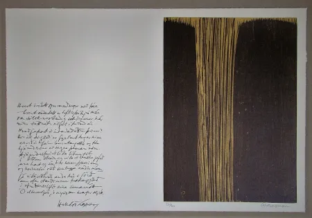 Incisione Su Legno Bergman - Sans titre