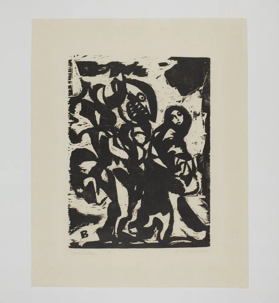 Incisione Su Legno Berke - Ballade (Ballad)