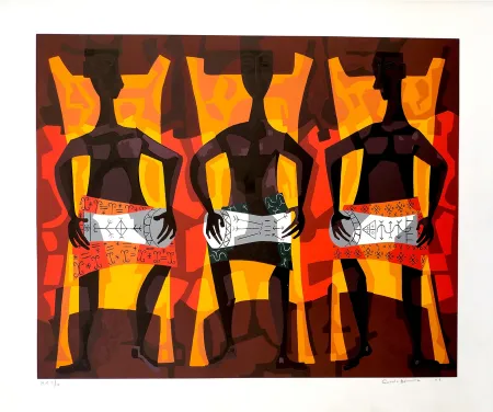 Serigrafia Bermúdez - Los tres músicos